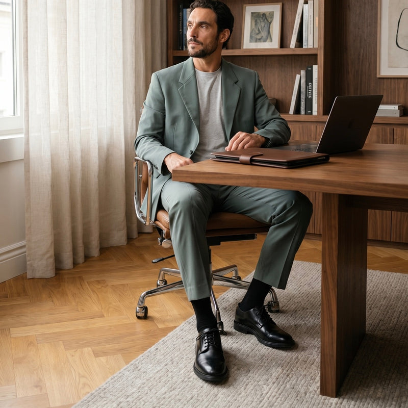Au bureau — Chaussettes de compression femme coton classe 2