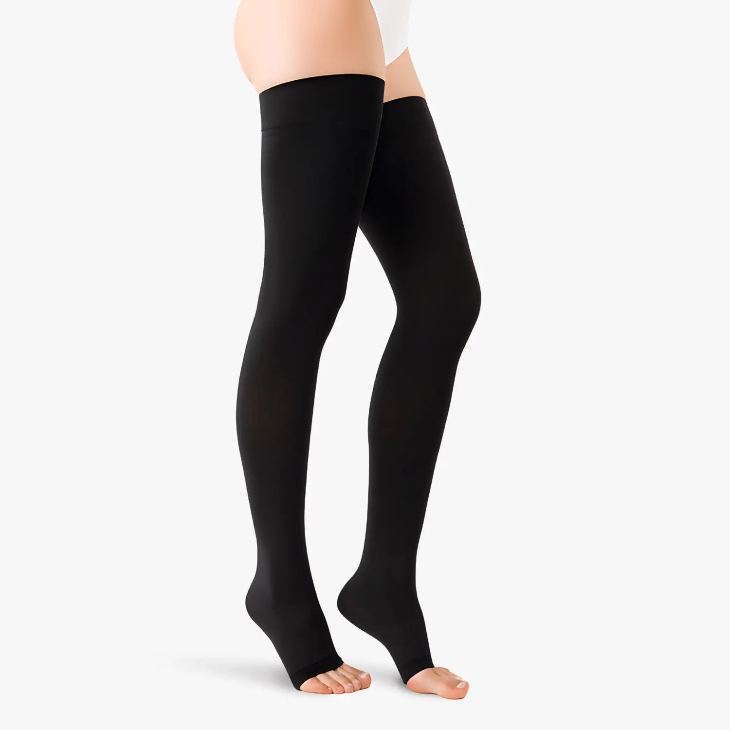 Bas de contention opaque à pieds ouverts classe 2 my contention